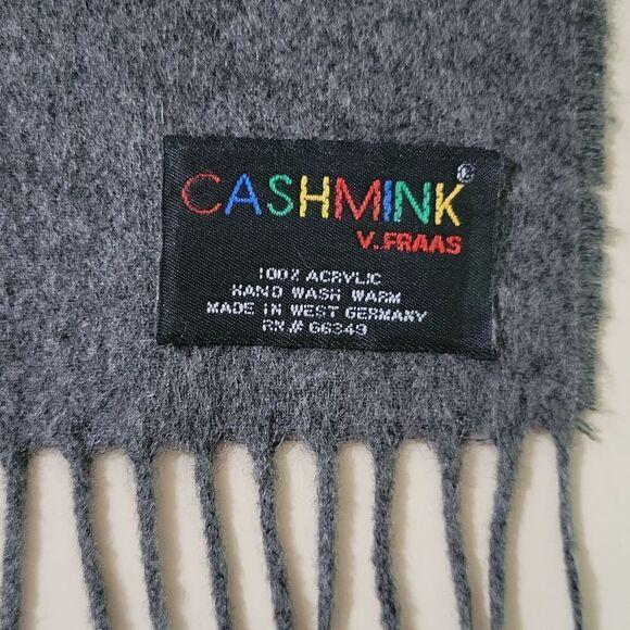 FRAAS Cashmink Charcoal Grey Scarf - Picture 2 of 6